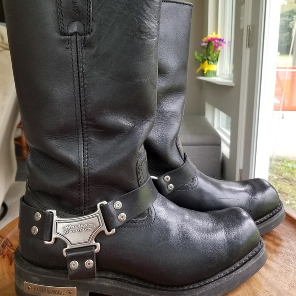harley davidson pull on boots